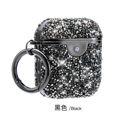 Shockproof Headphone Case Cover Rhinestone Earbud Storage Case Diamond