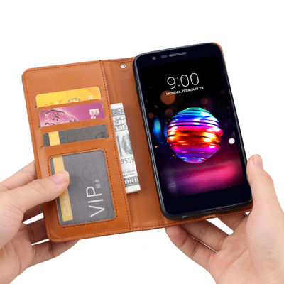 OEM / ODM Leather Google Pixel Phone Cases Personalised Wallet Phone Case