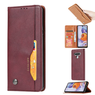 Shockproof LG Cell Phone Case Tpu Leather Exquisite OEM Customized