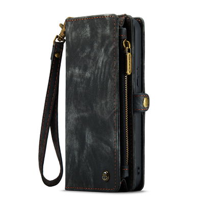 Multifunction Leather Wallet IPhone Case Shockproof Luxury Genuine Leather Case