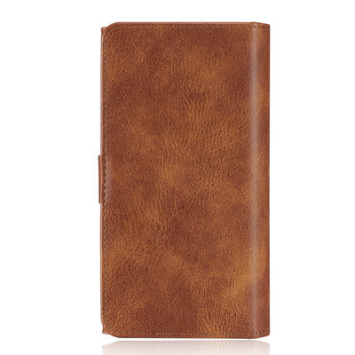 Shockproof PU Leather Phone Cases Dirtproof Flip Card Holder Wallet