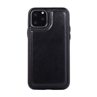 Shockproof PU Leather Mobile Phone Wallet Case Harmless IPhone 11 Cover