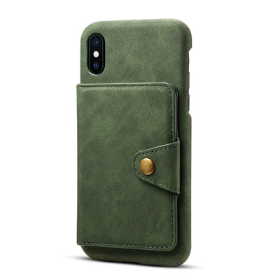 Magnetic Iphone 11 Pro Max Leather Phone Cases OEM TA020 Phone Pouch Case