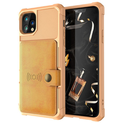 OEM Phone Leather Wallet Case Shockproof Magsafing Card Holder For Iphone 14