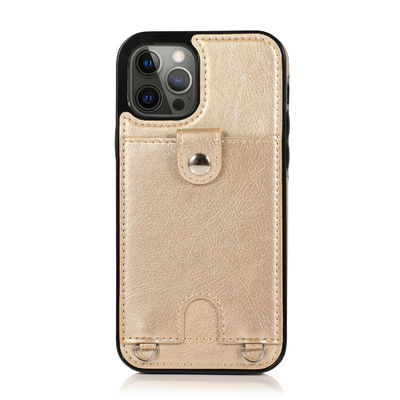 Customized Leather Phone Cases Lightweight Dirtproof Luxury Iphone Wallet Case