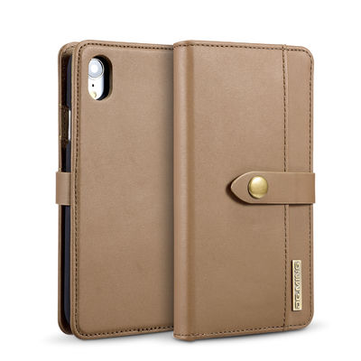 ODM Luxury Genuine Leather Iphone Wallet Case Harmless Modern Style
