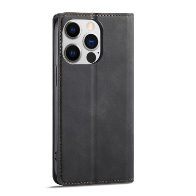 Glossy / Matte Leather Phone Cases Iphone Luxury Genuine ODM
