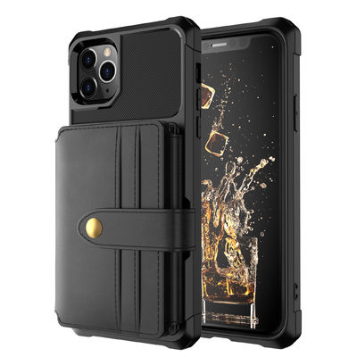 Glossy LG Phone Cases Shockproof Magnetic Leather Phone Case