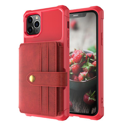 Glossy LG Phone Cases Shockproof Magnetic Leather Phone Case