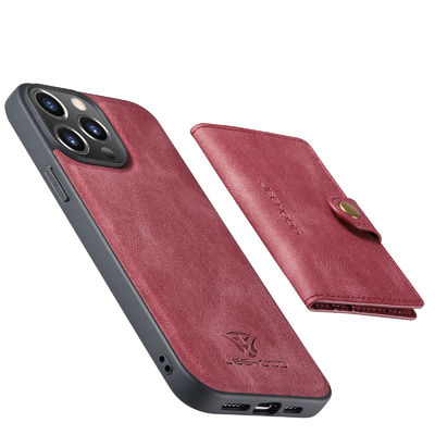 Seamless Iphone Luxury Leather Case Shockproof ODM Waterproof Phone Case
