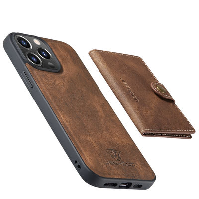 Seamless Iphone Luxury Leather Case Shockproof ODM Waterproof Phone Case