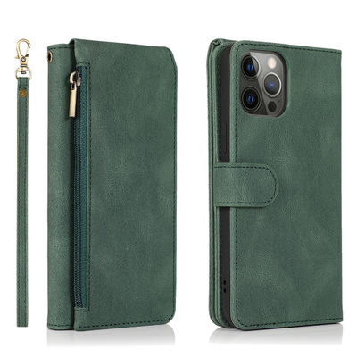 Wallet Phone Case Iphone Leather Case Luxury Genuine Modern Style