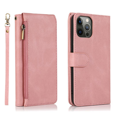 Wallet Phone Case Iphone Leather Case Luxury Genuine Modern Style