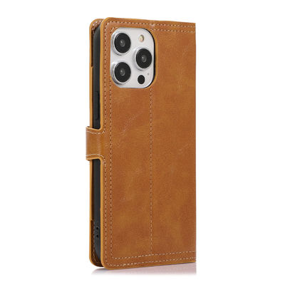 Luxury Genuine Leather Phone Case Leather Wallet Phone Case Iphone Leather Case