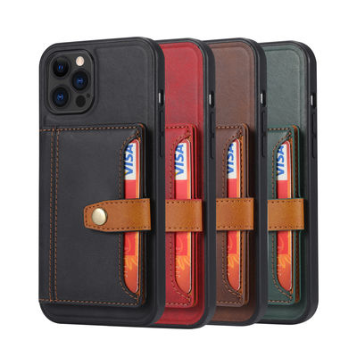 OEM Modern Leather Phone Cases Shockproof Wallet Phone Case Premium