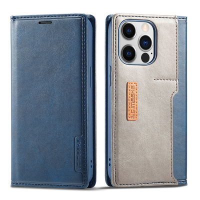 Wallet Phone Case Iphone Leather Case Red Phone Case Modern Style