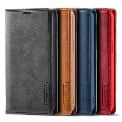 Wallet Phone Case Iphone Leather Case Red Phone Case Modern Style