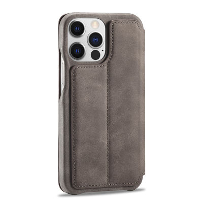 Pu Leather Iphone Wallet Case OEM / ODM Waterproof Phone Case