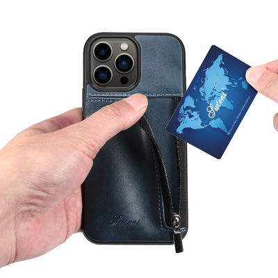 Genuine Leather Phone Cases Luxury Iphone Wallet Case Modern