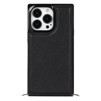 Seamless Genuine Leather Iphone Protective Cases Dirtproof Luxury