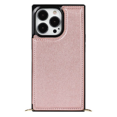 Seamless Genuine Leather Iphone Protective Cases Dirtproof Luxury