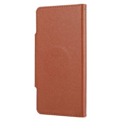 OEM / ODM Wallet Iphone Protective Cases Pu Leather Luxury Genuine