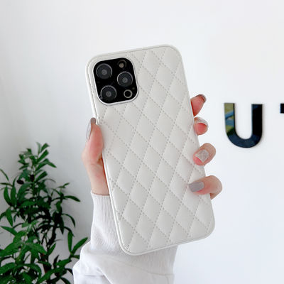 Down Cartoon Leather Genuine Leather Phone Back Cover For IPhone 12 Pro Max