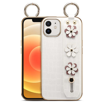 Customized LG Phone Cases Pu Leather Shockproof Lanyard Strap