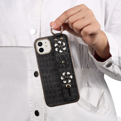 Customized LG Phone Cases Pu Leather Shockproof Lanyard Strap