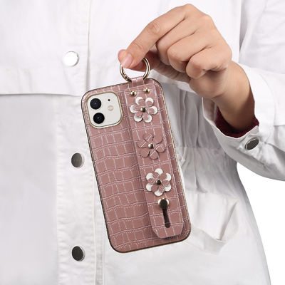 Customized LG Phone Cases Pu Leather Shockproof Lanyard Strap