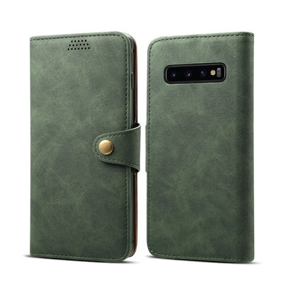 Seamless Leather Samsung Protective Cases Scratchproof Luxury Genuine
