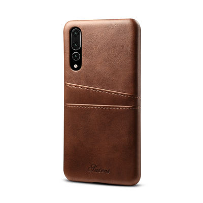 Scratchproof Leather Card Wallet Holder OEM / ODM Samsung Phone Case