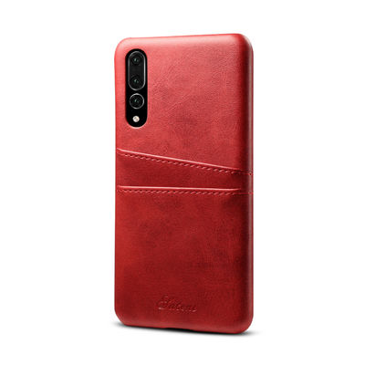 Scratchproof Leather Card Wallet Holder OEM / ODM Samsung Phone Case