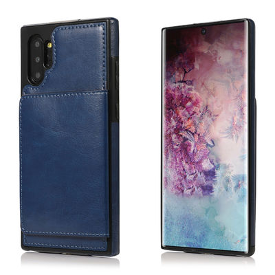 Matte Samsung Galaxy Z Flip 3 Leather Case OEM 5g Flip 4 Card Holder Wallet