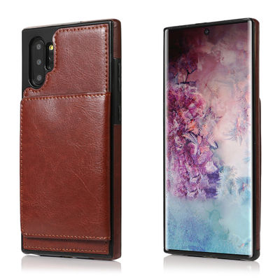 Matte Samsung Galaxy Z Flip 3 Leather Case OEM 5g Flip 4 Card Holder Wallet