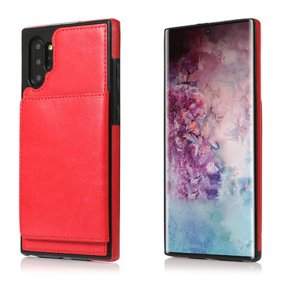 Matte Samsung Galaxy Z Flip 3 Leather Case OEM 5g Flip 4 Card Holder Wallet