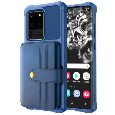 Shockproof Samsung Protective Cases Detachable Retro Leather Case