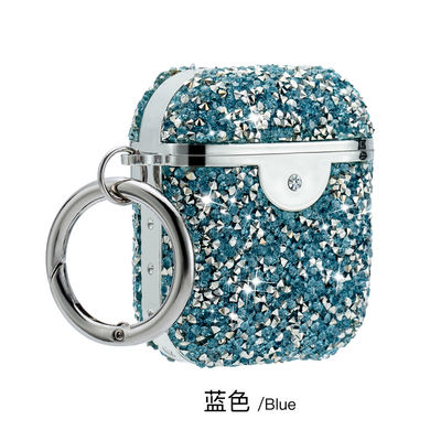 Shockproof Headphone Case Cover Rhinestone Earbud Storage Case Diamond