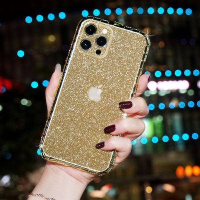 Luxury Glitter Bling Diamond Transparent Soft Phone Case For IPhone 14 13 12 Pro Max 11 XS XR 8 Plus