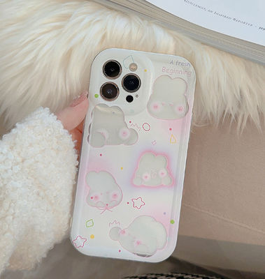 Slim Shockproof Phone Cases Pink Rabbit Iphone 15 Apple Phone Case