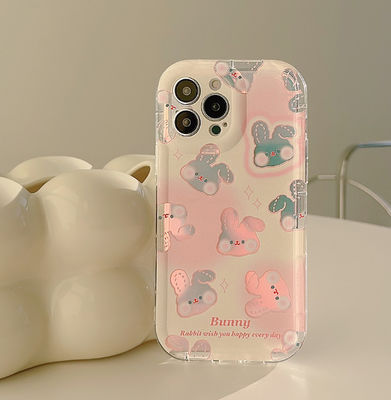 Slim Shockproof Phone Cases Pink Rabbit Iphone 15 Apple Phone Case