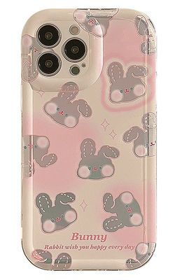 Slim Shockproof Phone Cases Pink Rabbit Iphone 15 Apple Phone Case