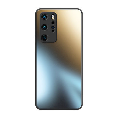 Frosted Liquid Glass Phone Case P50 Lens All Inclusive Drop Protection Straight Edge Case