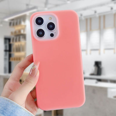 Simple Ins Jelly Liquid Silicone Phone Case For Apple 14 Promax IPhone 15 Full Package
